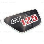 Sticker สติ๊กเกอร์ "CT125" ข้างขวา ของแท้ 1 ชิ้น สีดำ,แดง.เขียว สำหรับ Honda CT125 CT-125 รุ่นรถสีเขียว ปี 2020-2022